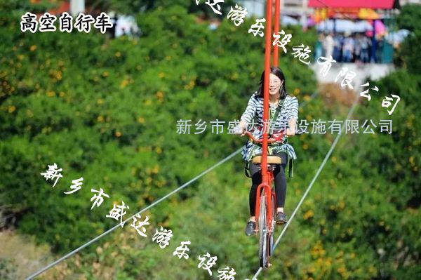 安徽铜陵梧桐花谷景区空中自行车、步步惊心项目